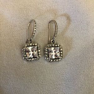 Stella & Dot Crystal drop earrings